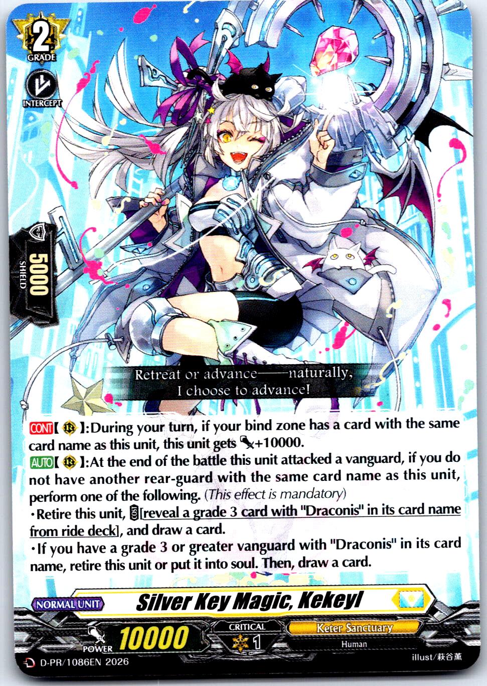 SILVER KEY MAGIC, KEKEYL D-PR/1086EN P CARDFIGHT!! VANGUARD LP