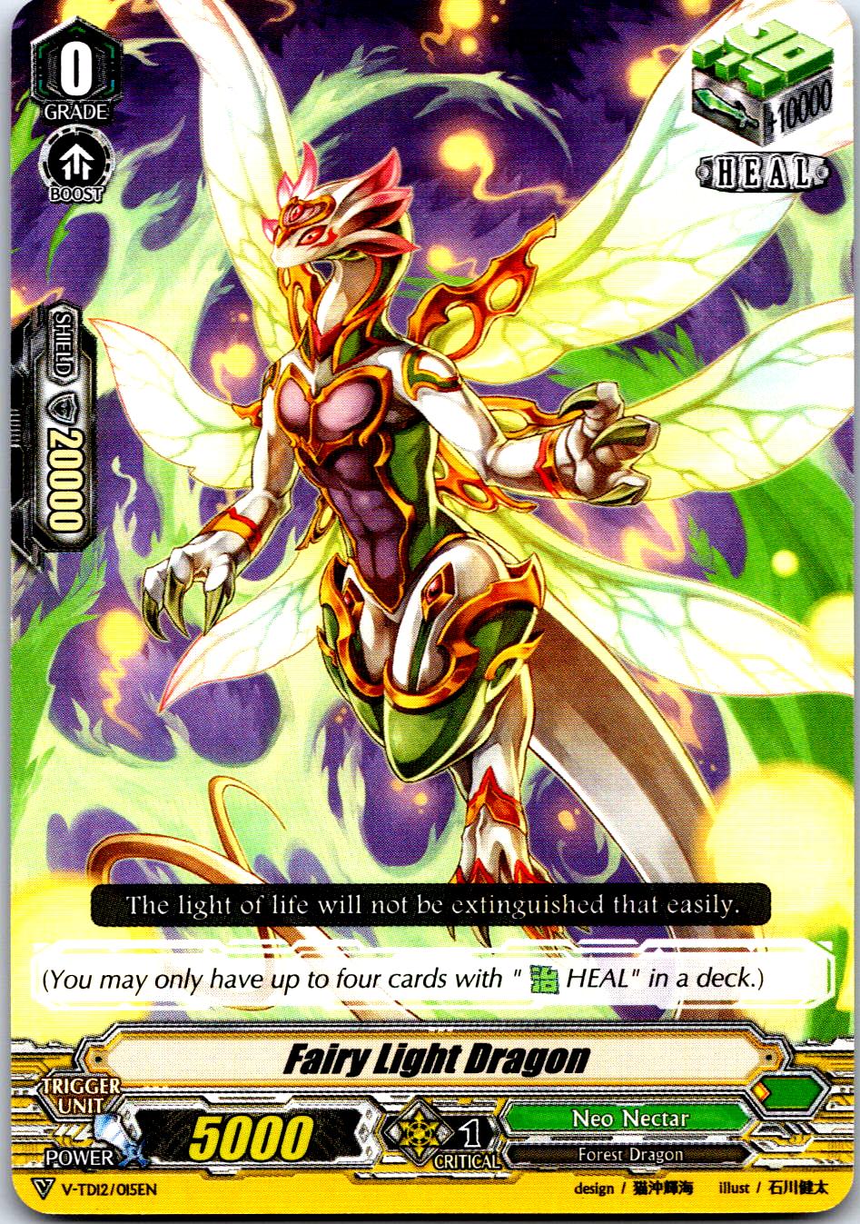 FAIRY LIGHT DRAGON V-TD12/015EN TRIAL DECK CARDFIGHT!! VANGUARD MP