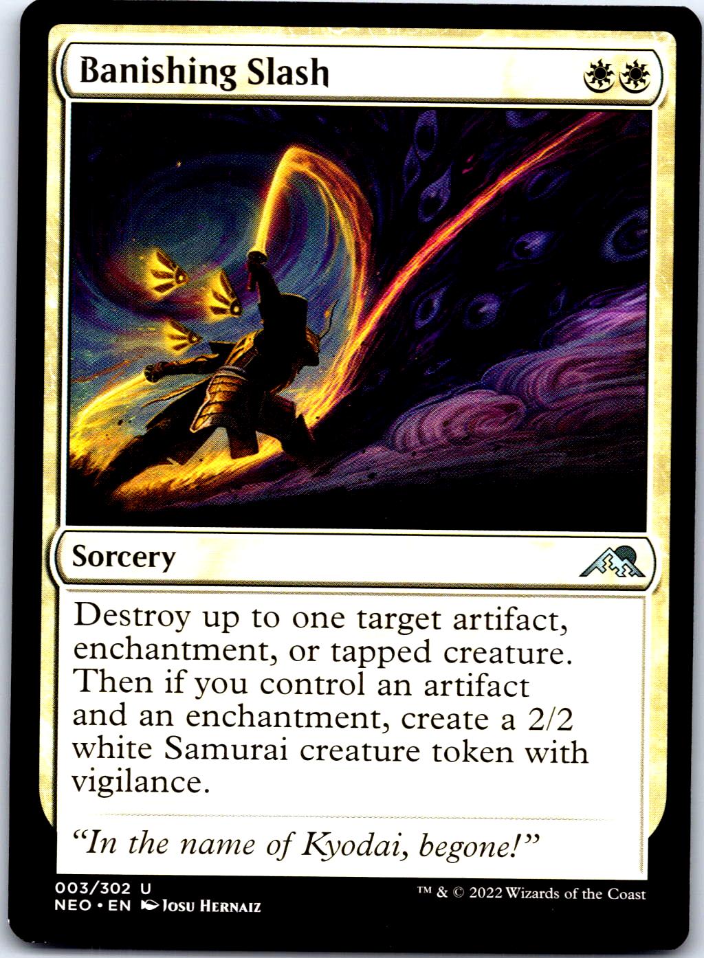 BANISHING SLASH 3 UC MAGIC: THE GATHERING MP