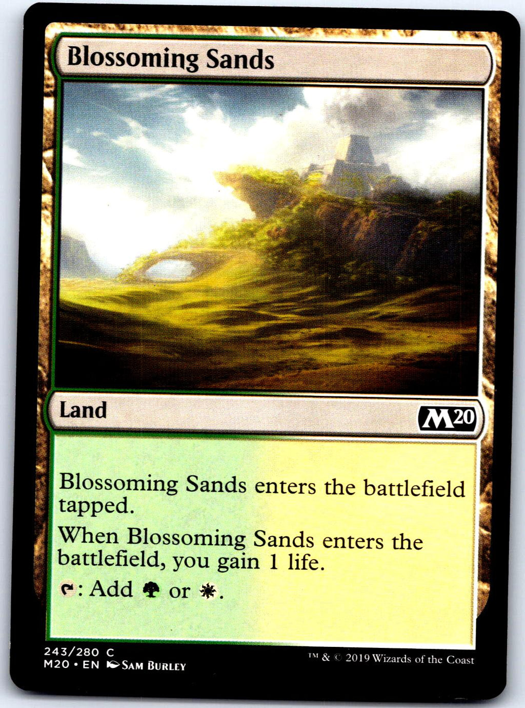 BLOSSOMING SANDS 243 C MAGIC: THE GATHERING MP