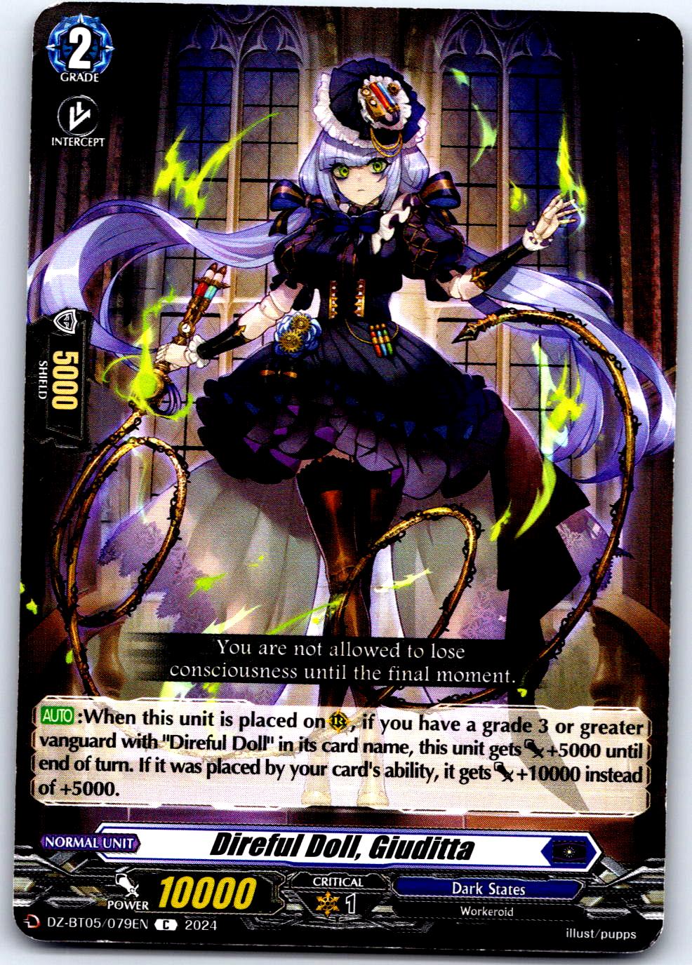 DIREFUL DOLL, GIUDITTA DZ-BT05/079EN C CARDFIGHT!! VANGUARD MP