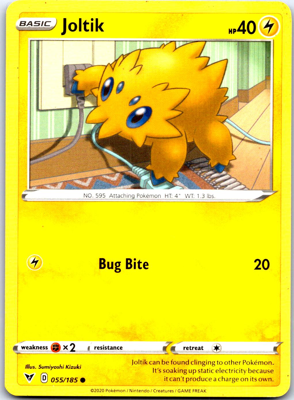 JOLTIK 055/185 C POKEMON MP