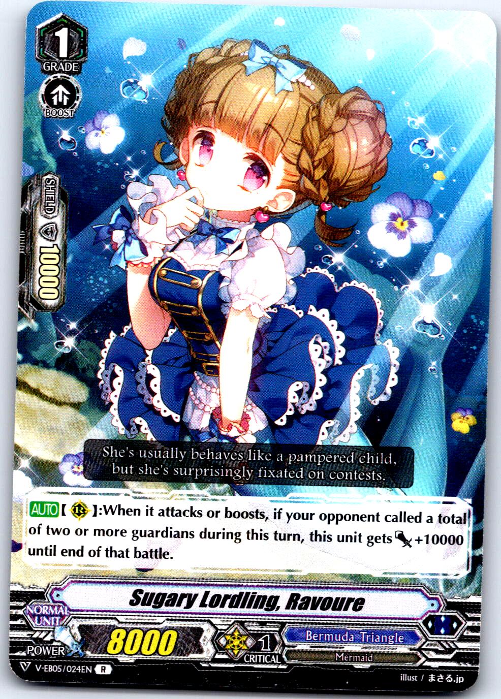 SUGARY LORDLING, RAVOURE V-EB05/024EN R CARDFIGHT!! VANGUARD MP