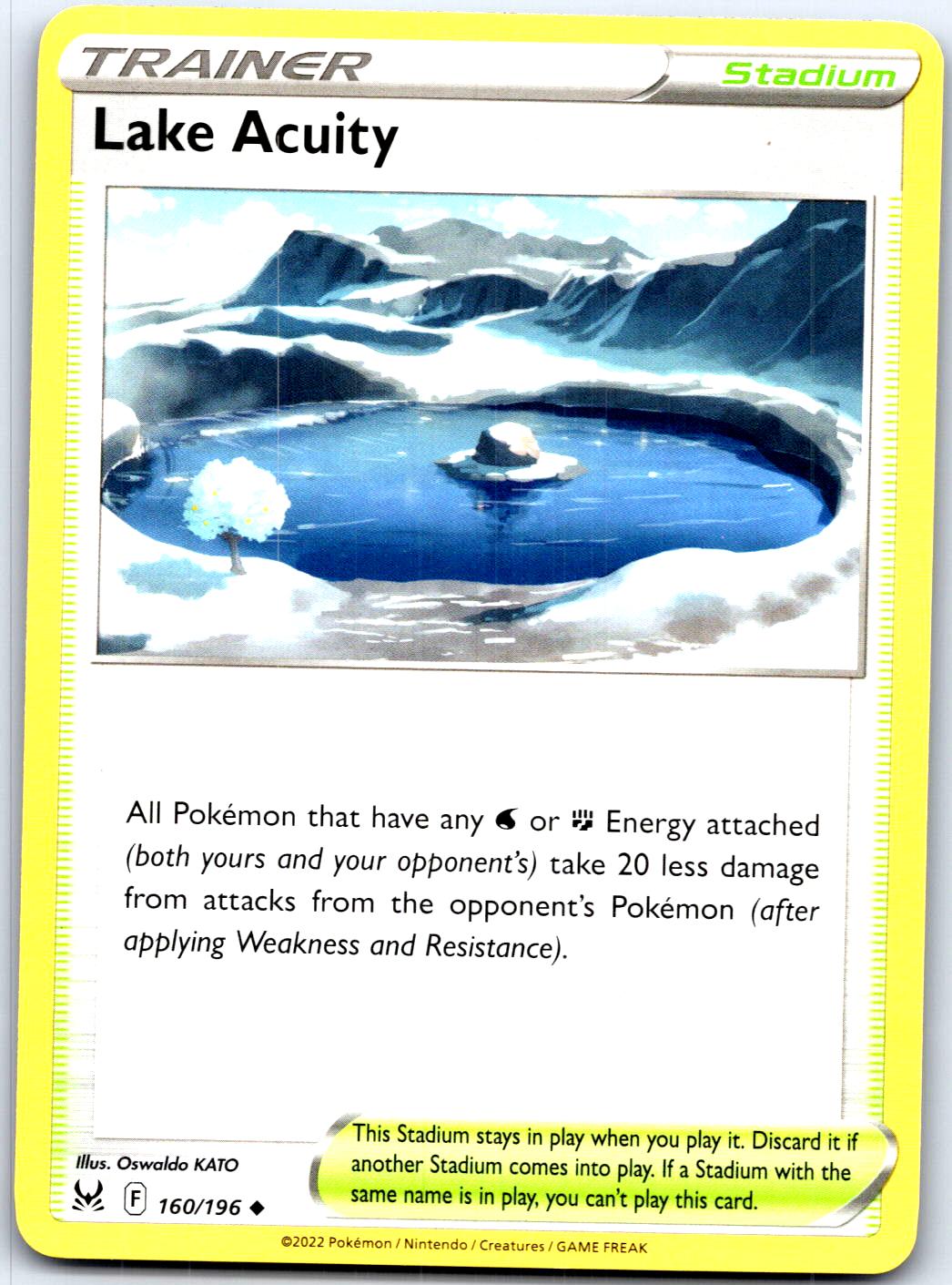 LAKE ACUITY 160/196 UC POKEMON MP