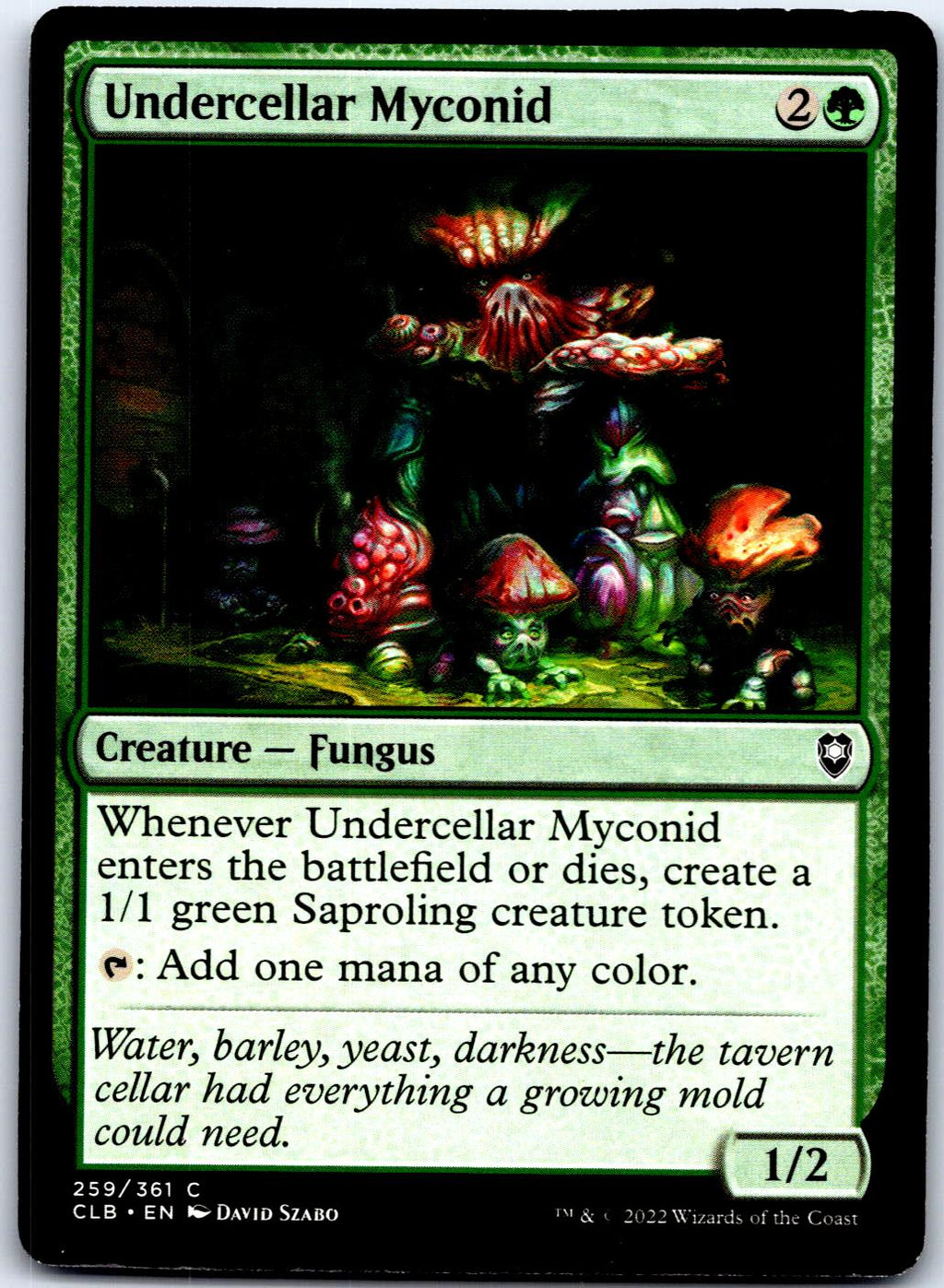 UNDERCELLAR MYCONID 259 C MAGIC: THE GATHERING MP