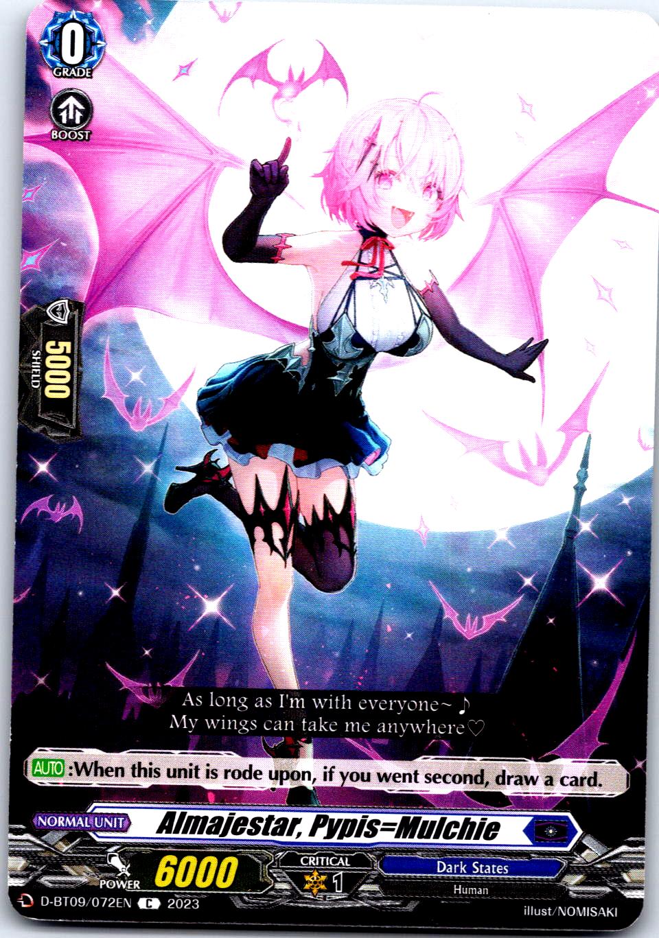 ALMAJESTAR, PYPIS=MULCHIE D-BT09/072EN C CARDFIGHT!! VANGUARD MP