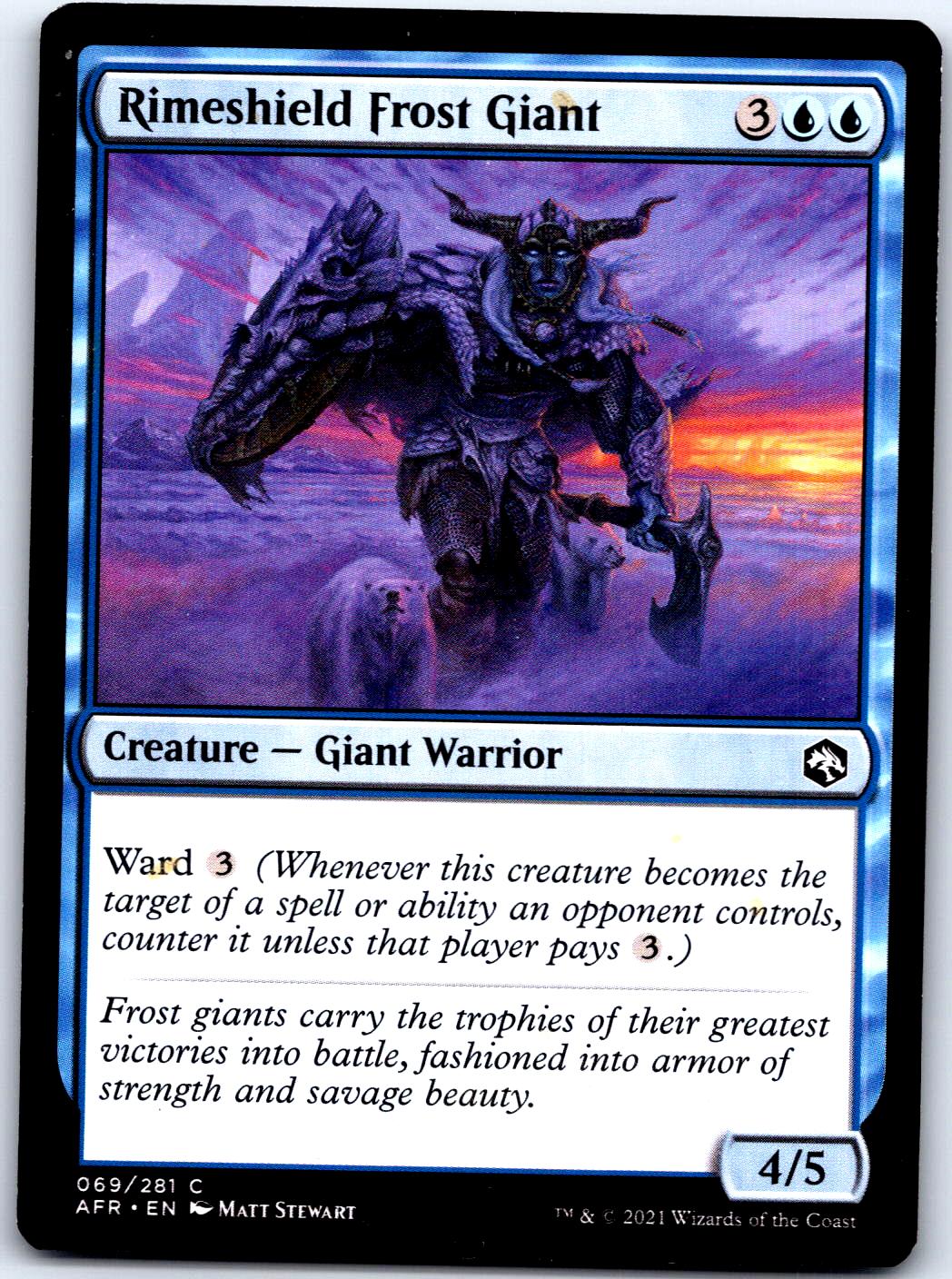 RIMESHIELD FROST GIANT 69 C MAGIC: THE GATHERING MP