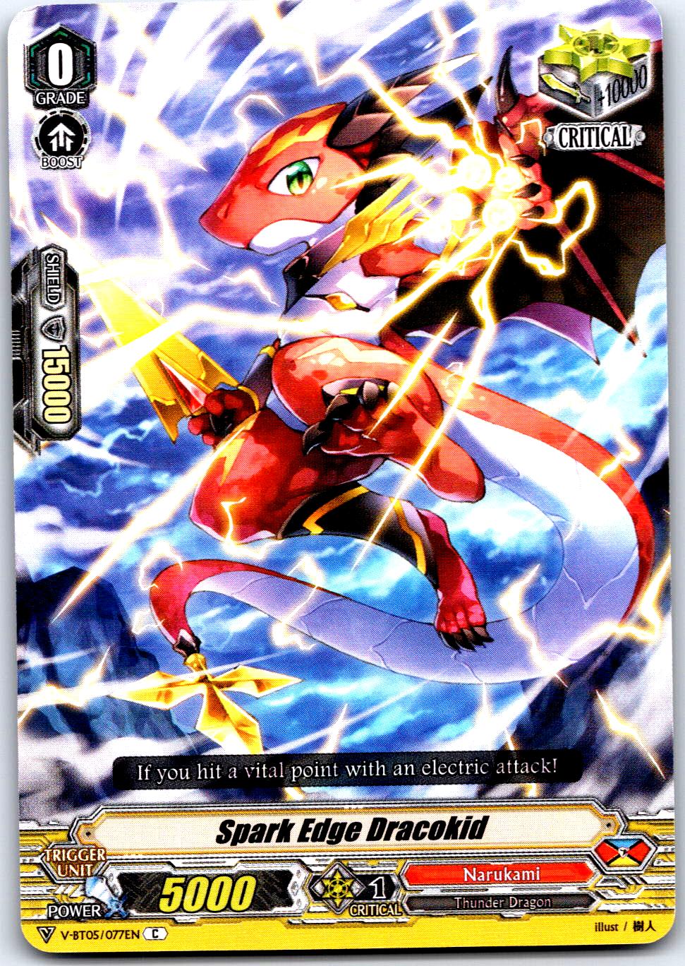 SPARK EDGE DRACOKID V-BT05/077EN C CARDFIGHT!! VANGUARD MP