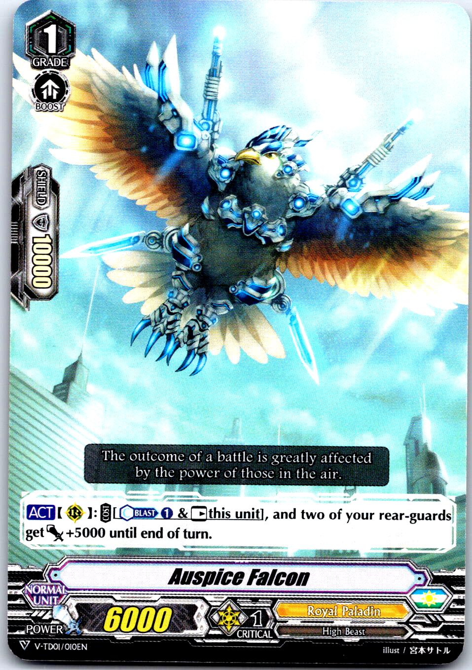 AUSPICE FALCON V-TD01/010EN TRIAL DECK CARDFIGHT!! VANGUARD MP