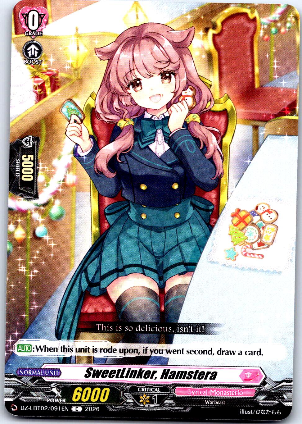 SWEETLINKER, HAMSTERA DZ-LBT02/091EN C CARDFIGHT!! VANGUARD MP