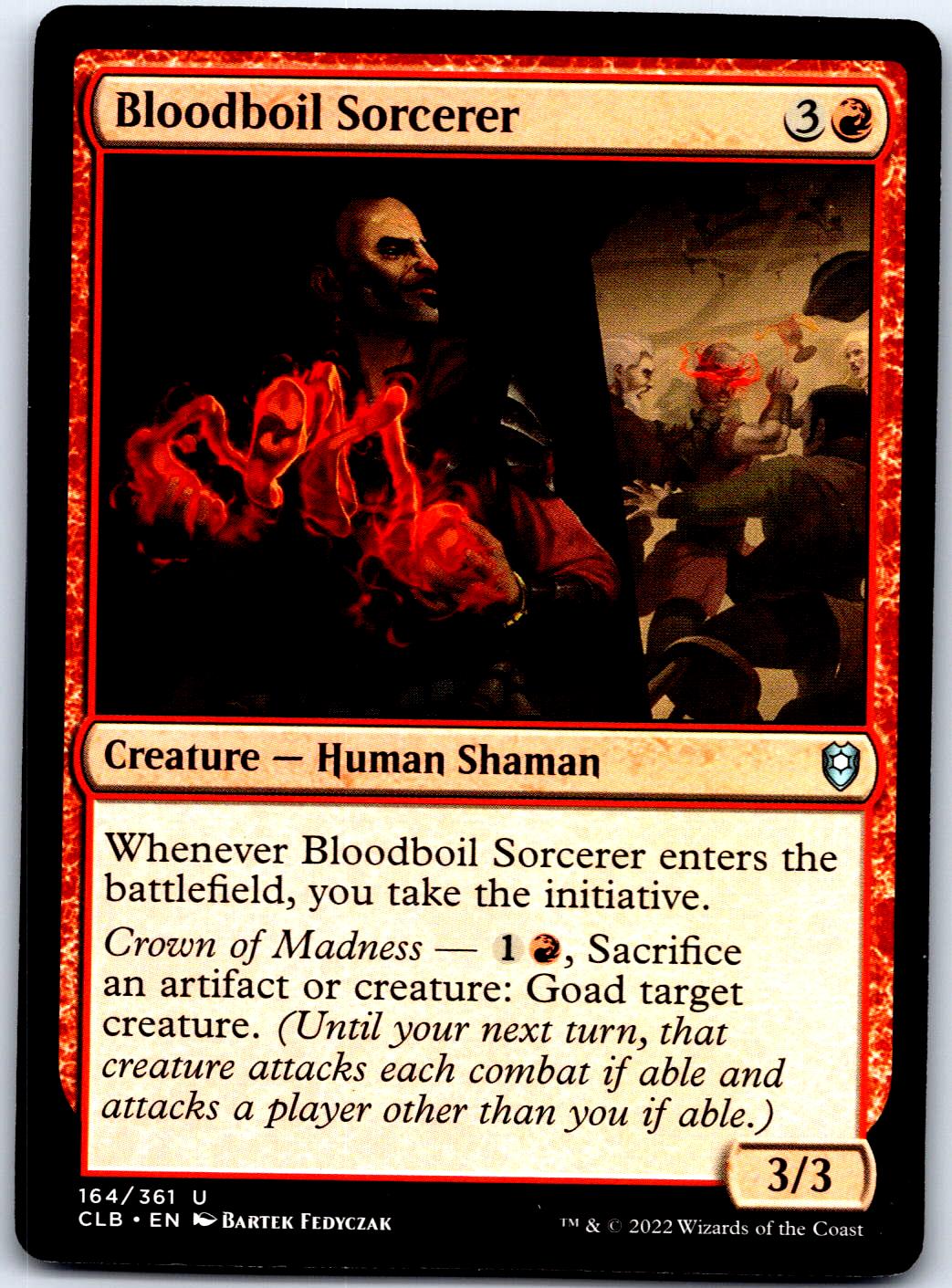BLOODBOIL SORCERER 164 UC MAGIC: THE GATHERING MP