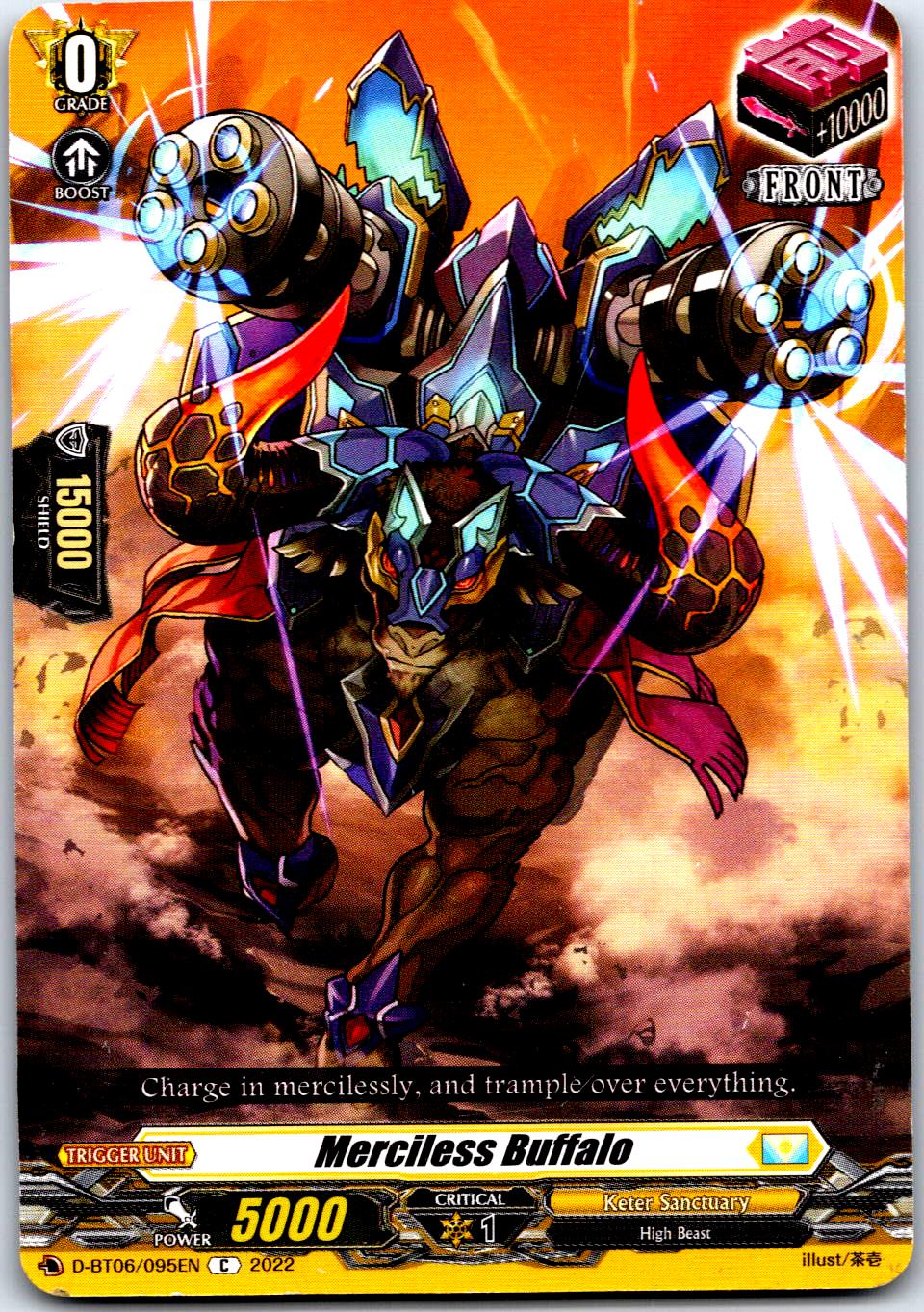 MERCILESS BUFFALO D-BT06/095EN C CARDFIGHT!! VANGUARD MP