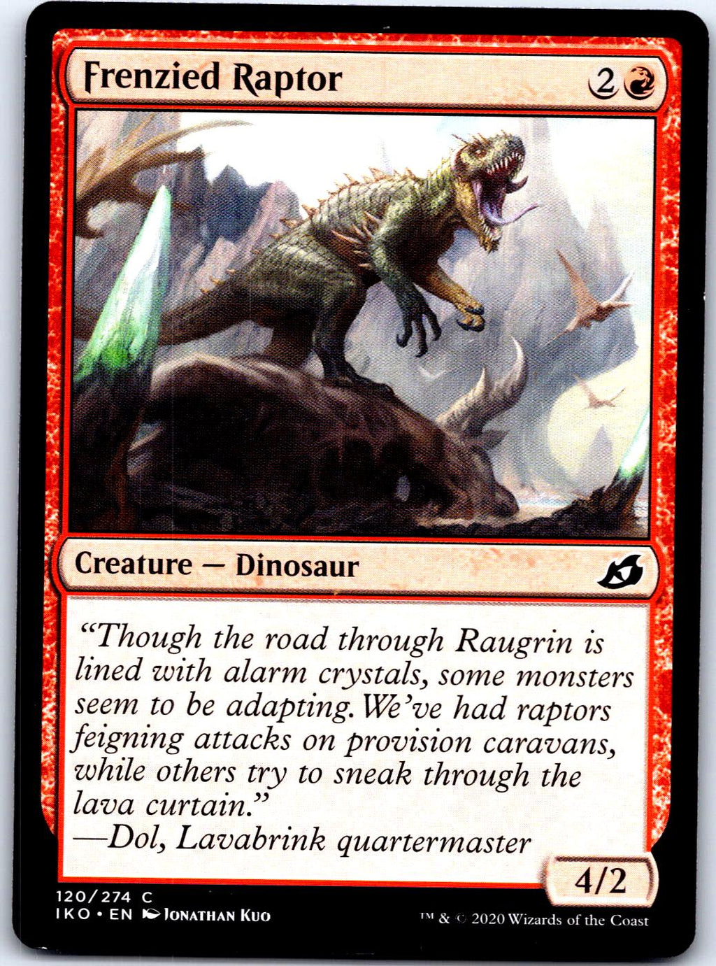 FRENZIED RAPTOR 120 C MAGIC: THE GATHERING MP