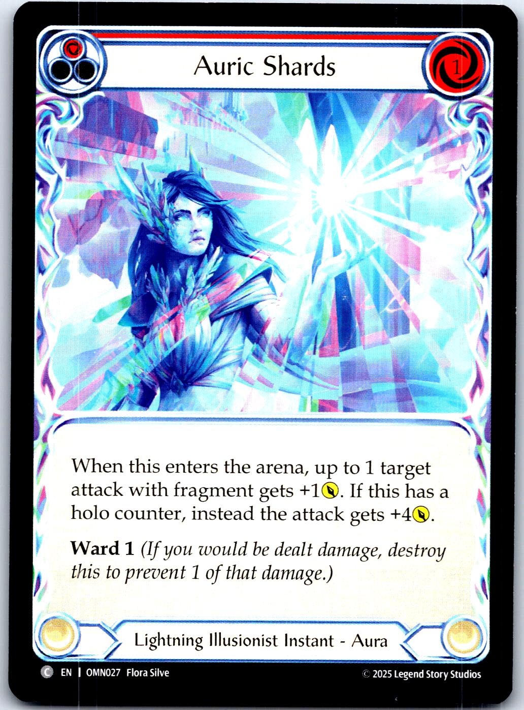 AURIC SHARDS (RED) OMN027 C FLESH AND BLOOD MP