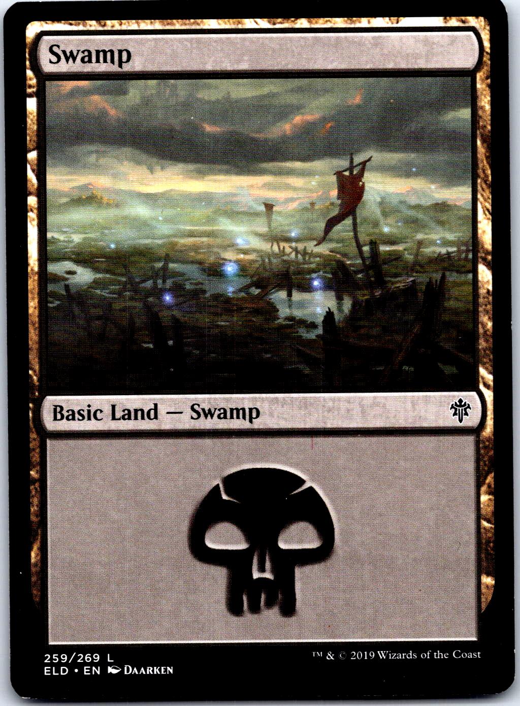SWAMP (259) 259 LAND MAGIC: THE GATHERING MP