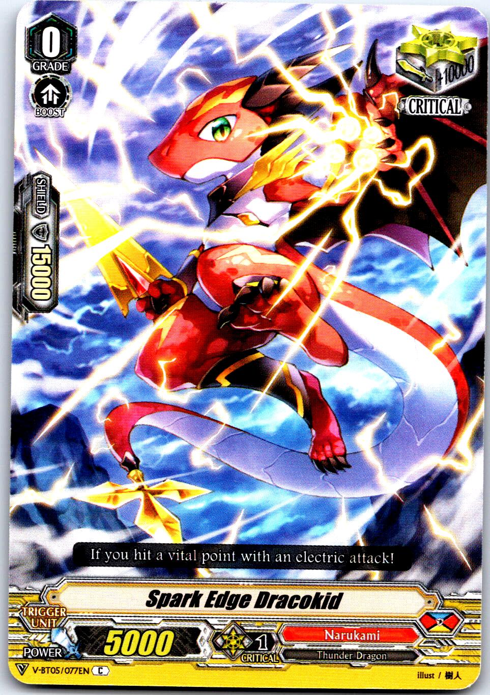 SPARK EDGE DRACOKID V-BT05/077EN C CARDFIGHT!! VANGUARD MP