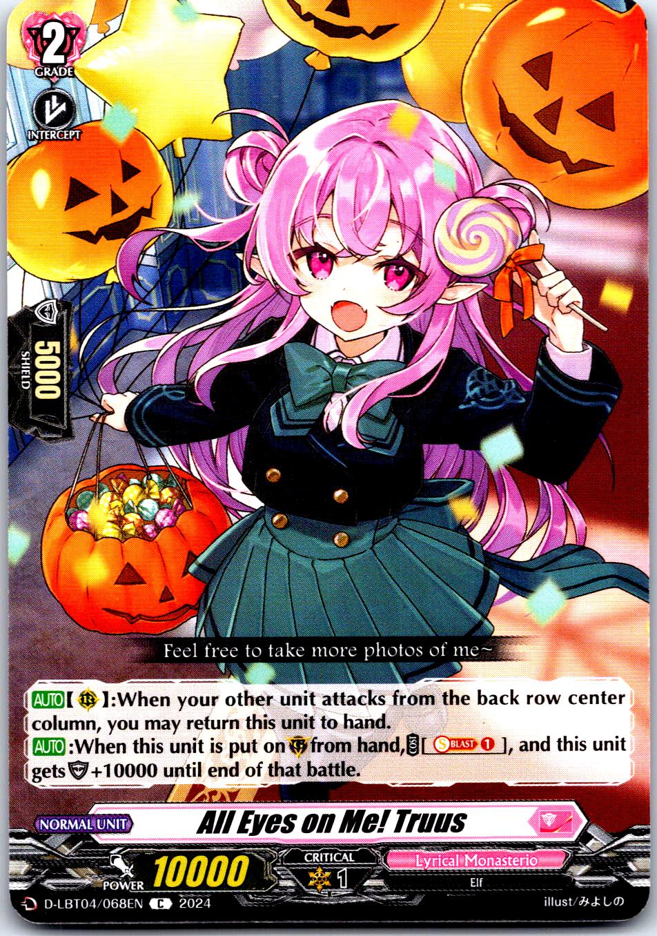 ALL EYES ON ME! TRUUS D-LBT04/068EN C CARDFIGHT!! VANGUARD MP
