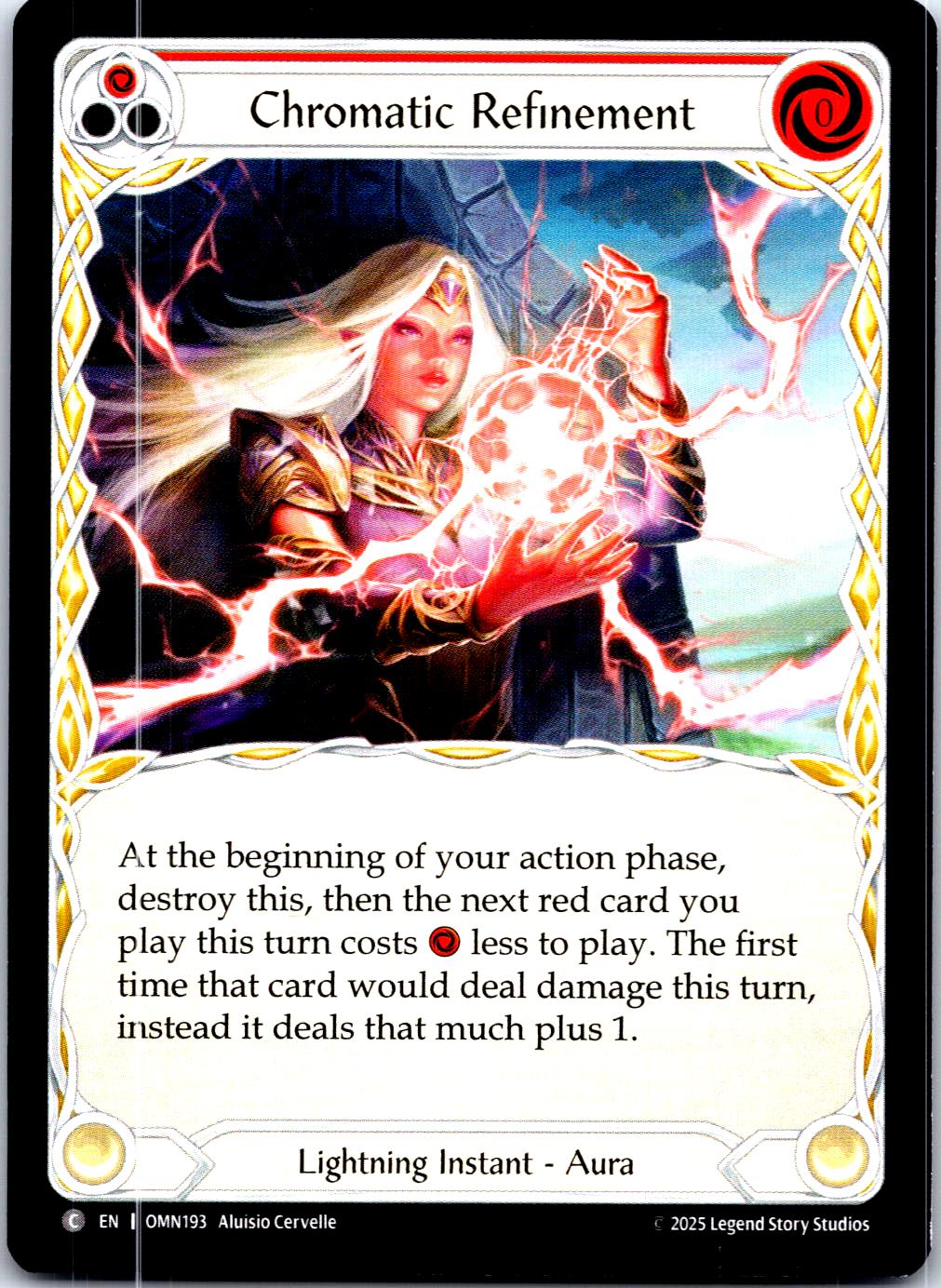 CHROMATIC REFINEMENT (RED) OMN193 C FLESH AND BLOOD MP