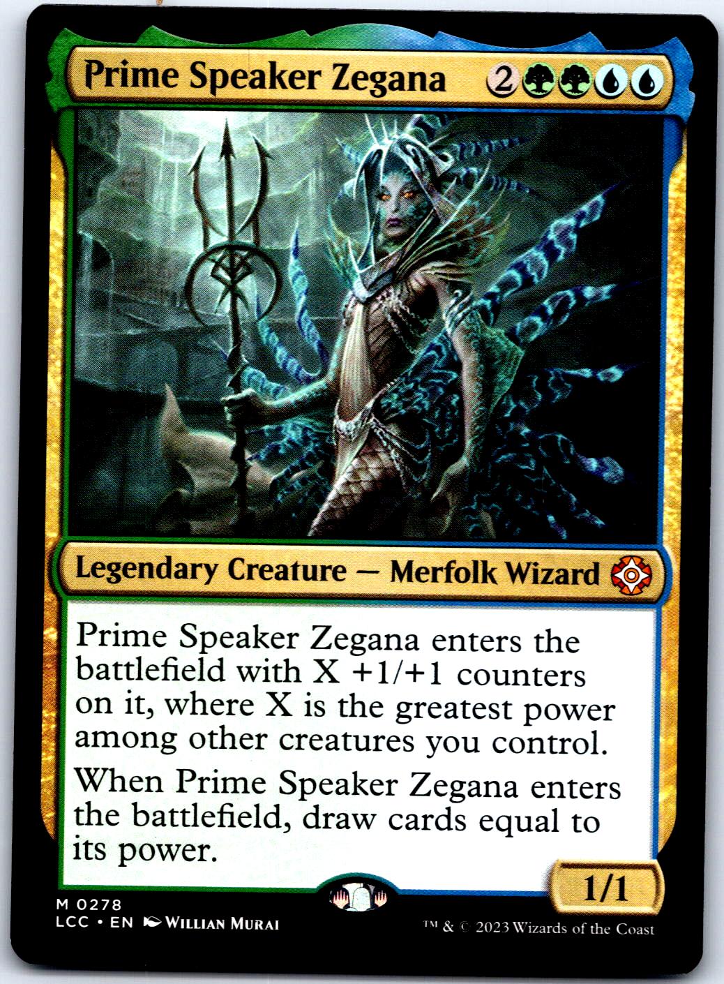 PRIME SPEAKER ZEGANA 278 MYTHIC MAGIC: THE GATHERING MP
