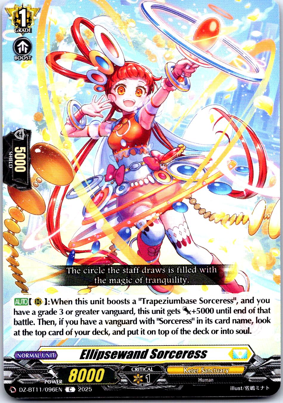 ELLIPSEWAND SORCERESS DZ-BT11/096EN C CARDFIGHT!! VANGUARD MP