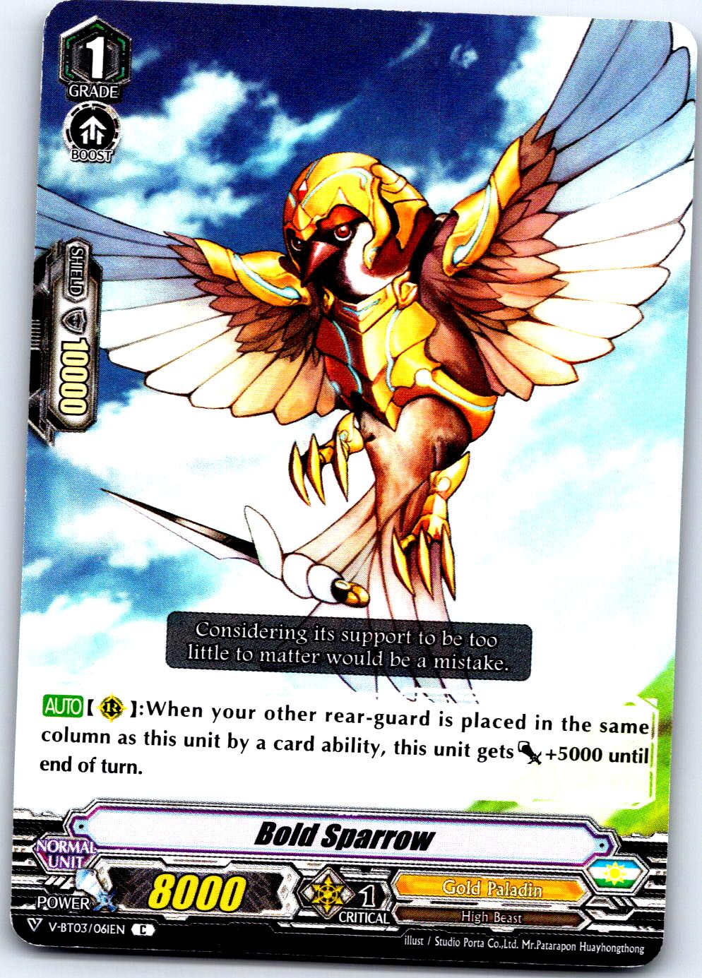 BOLD SPARROW V-BT03/061EN C CARDFIGHT!! VANGUARD MP