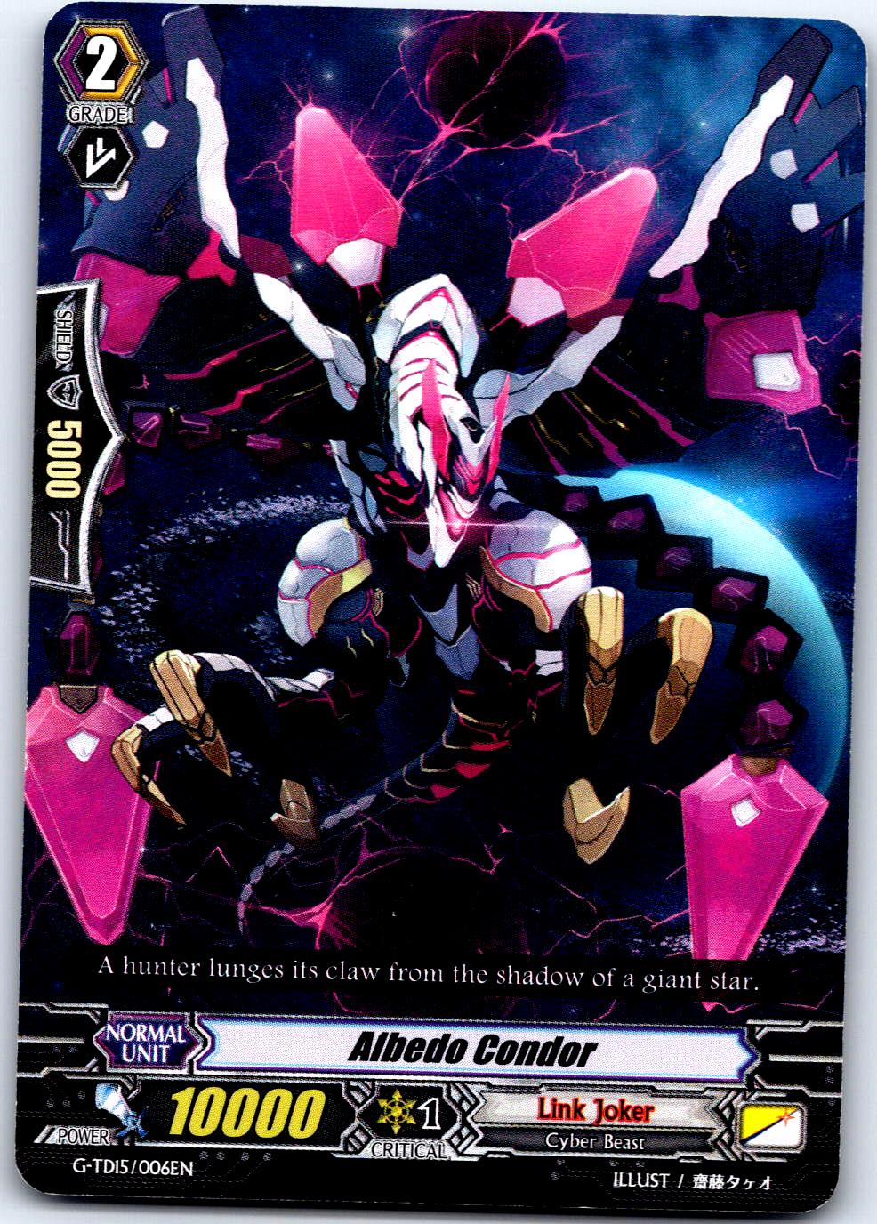 ALBEDO CONDOR G-TD15/006EN TRIAL DECK CARDFIGHT!! VANGUARD MP