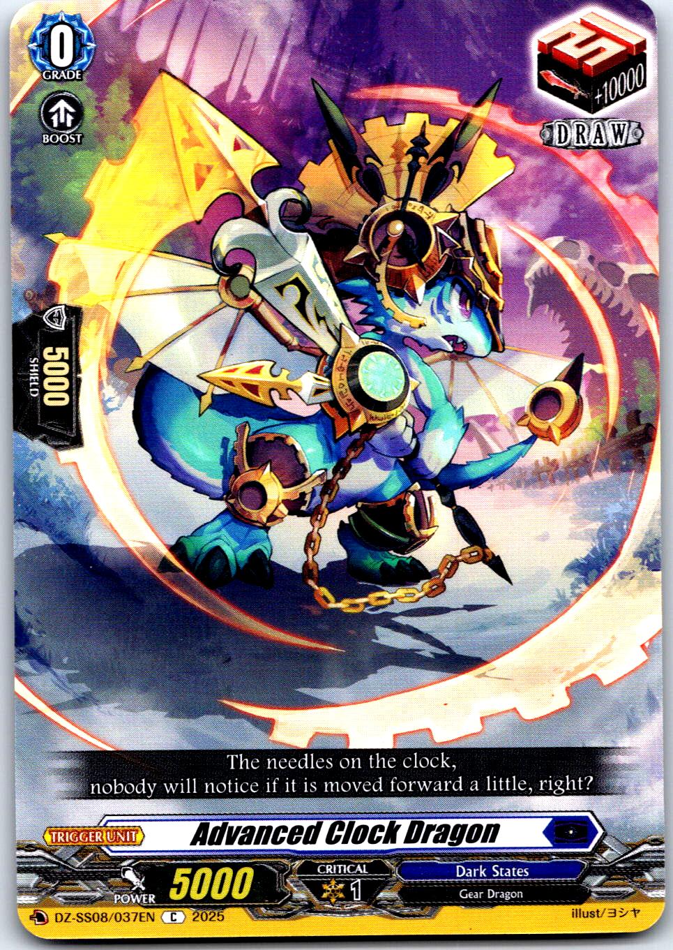 ADVANCED CLOCK DRAGON DZ-SS08/037EN C CARDFIGHT!! VANGUARD MP