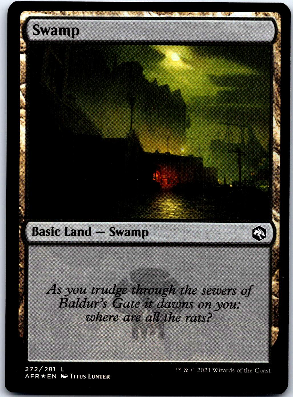 SWAMP (272) 272 LAND MAGIC: THE GATHERING FOIL MP