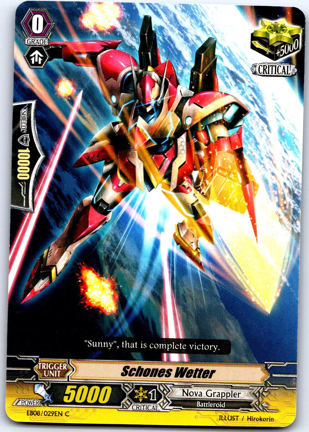 SCHONES WETTER EB08/029EN C CARDFIGHT!! VANGUARD MP
