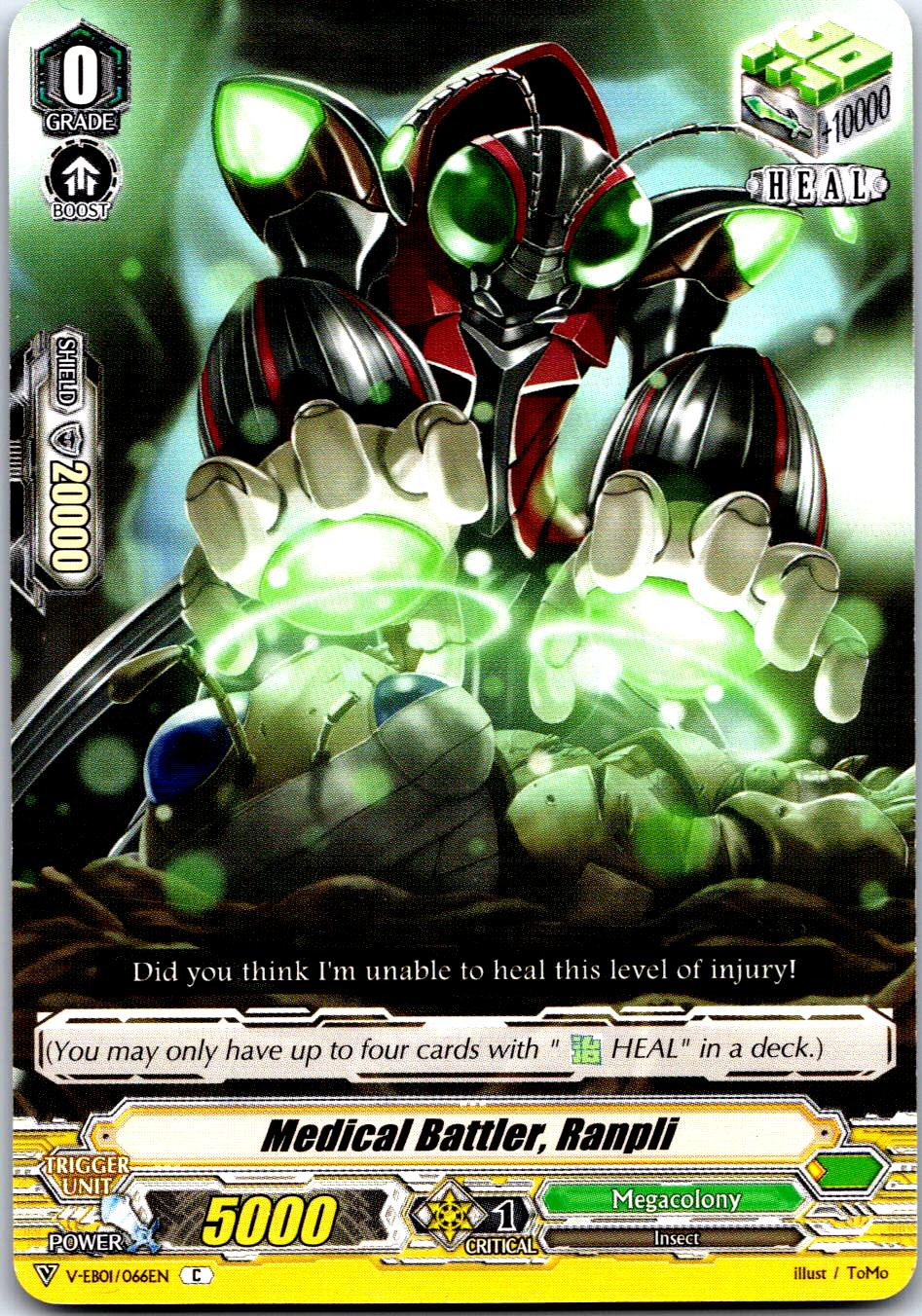 MEDICAL BATTLER, RANPLI V-EB01/066EN C CARDFIGHT!! VANGUARD MP