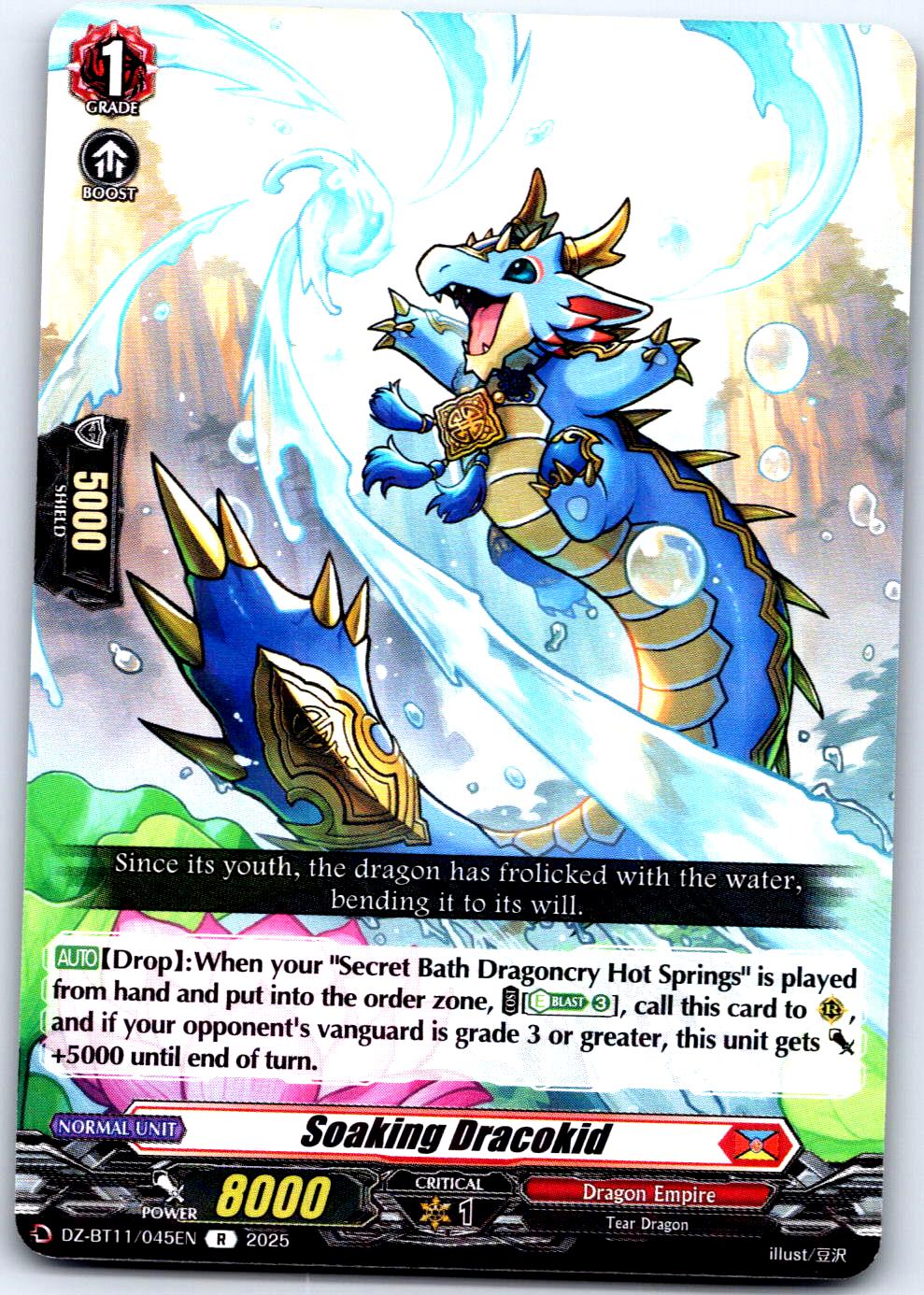 SOAKING DRACOKID DZ-BT11/045EN R CARDFIGHT!! VANGUARD MP
