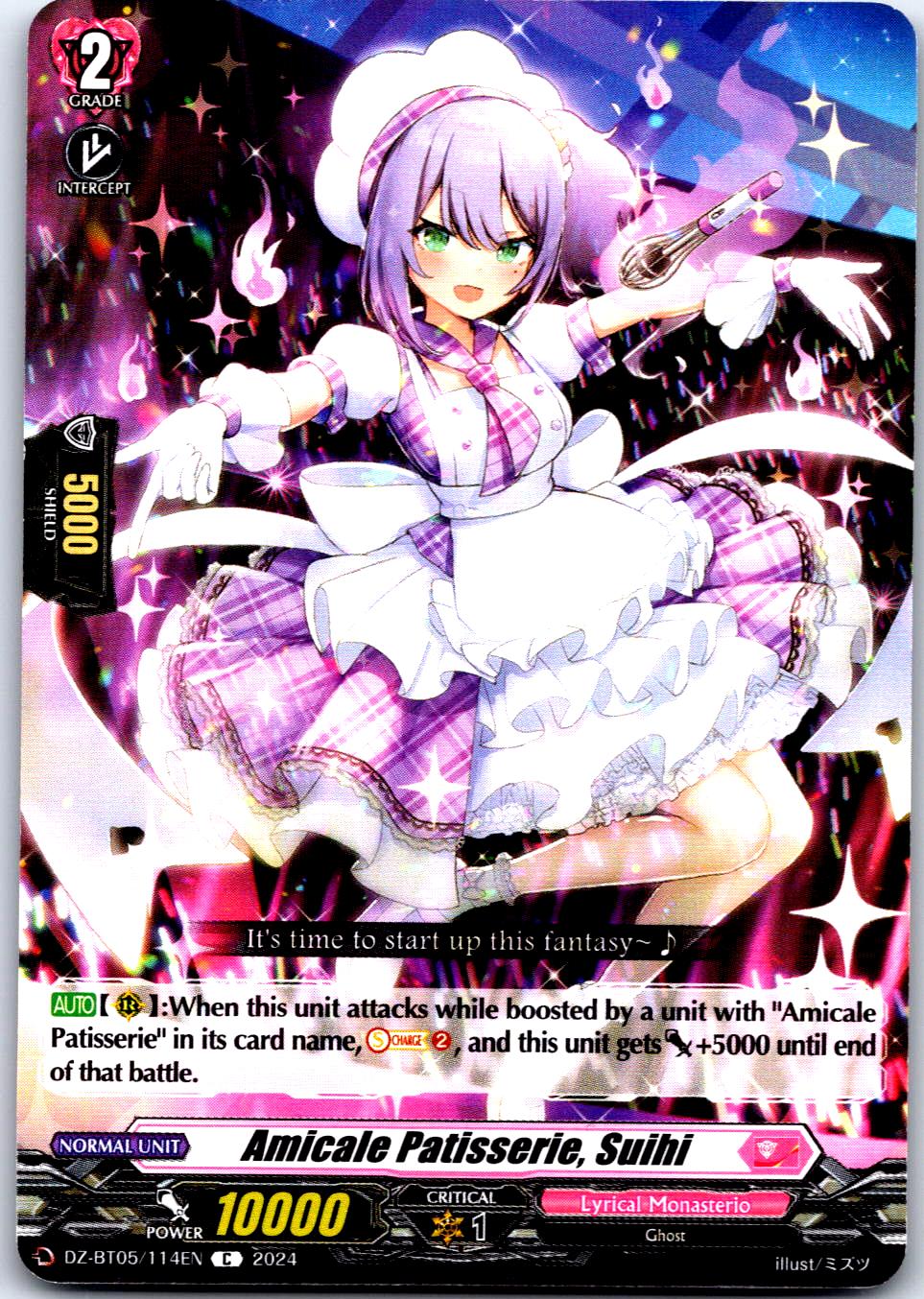 AMICALE PATISSERIE, SUIHI DZ-BT05/114EN C CARDFIGHT!! VANGUARD MP