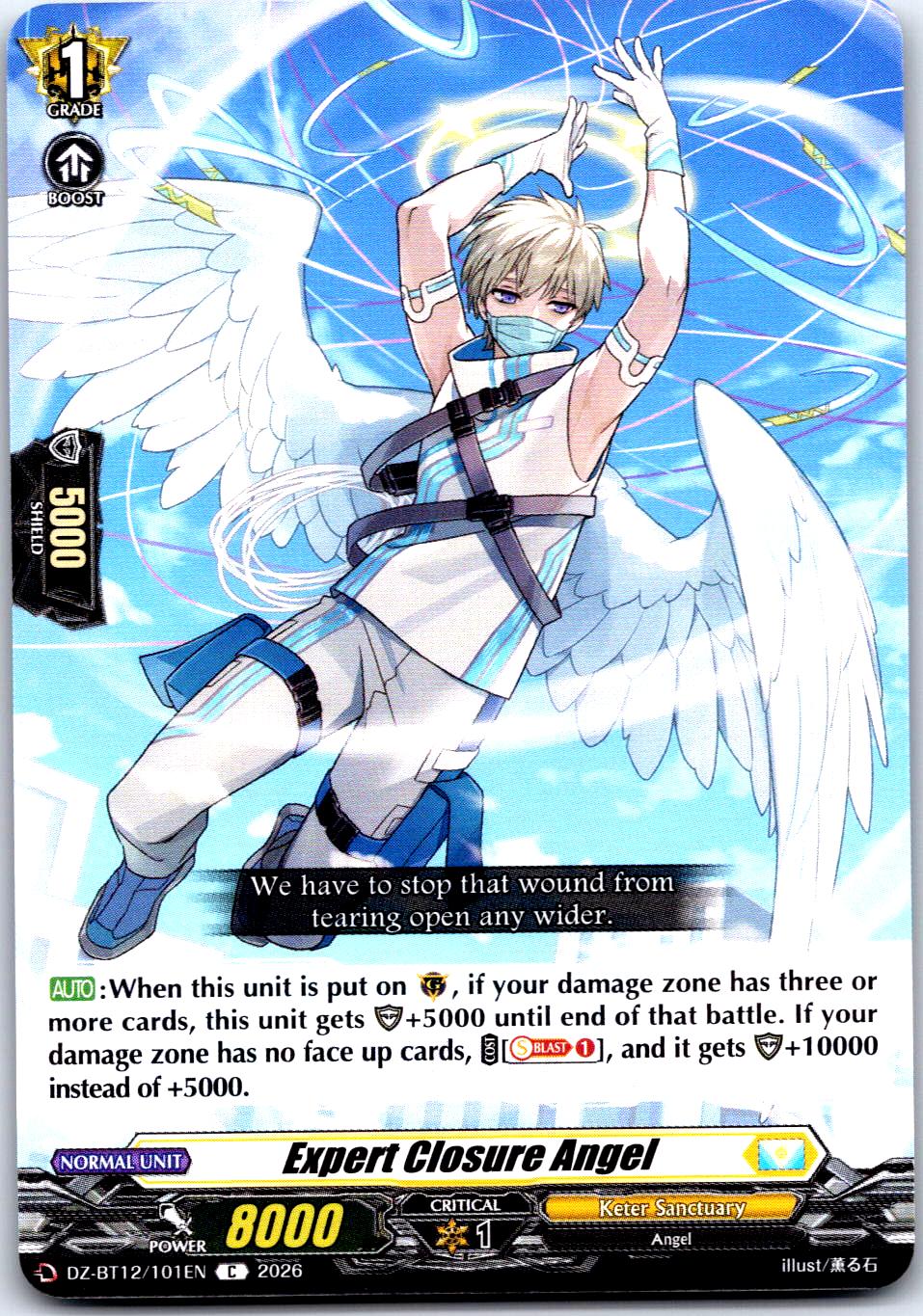 EXPERT CLOSURE ANGEL DZ-BT12/101EN C CARDFIGHT!! VANGUARD MP