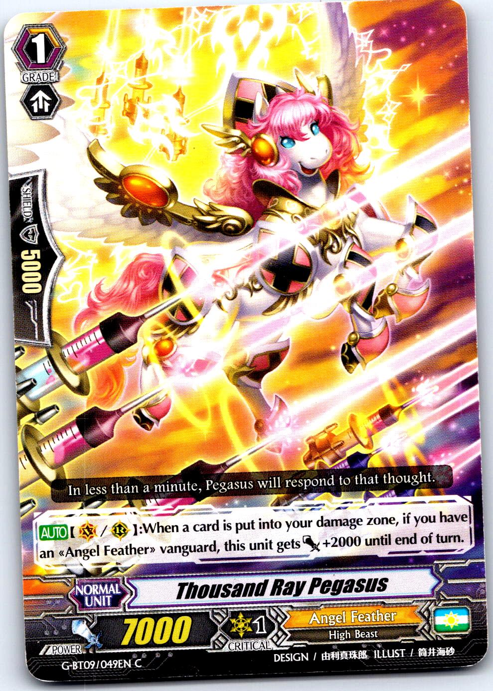 THOUSAND RAY PEGASUS G-BT09/049EN C CARDFIGHT!! VANGUARD MP