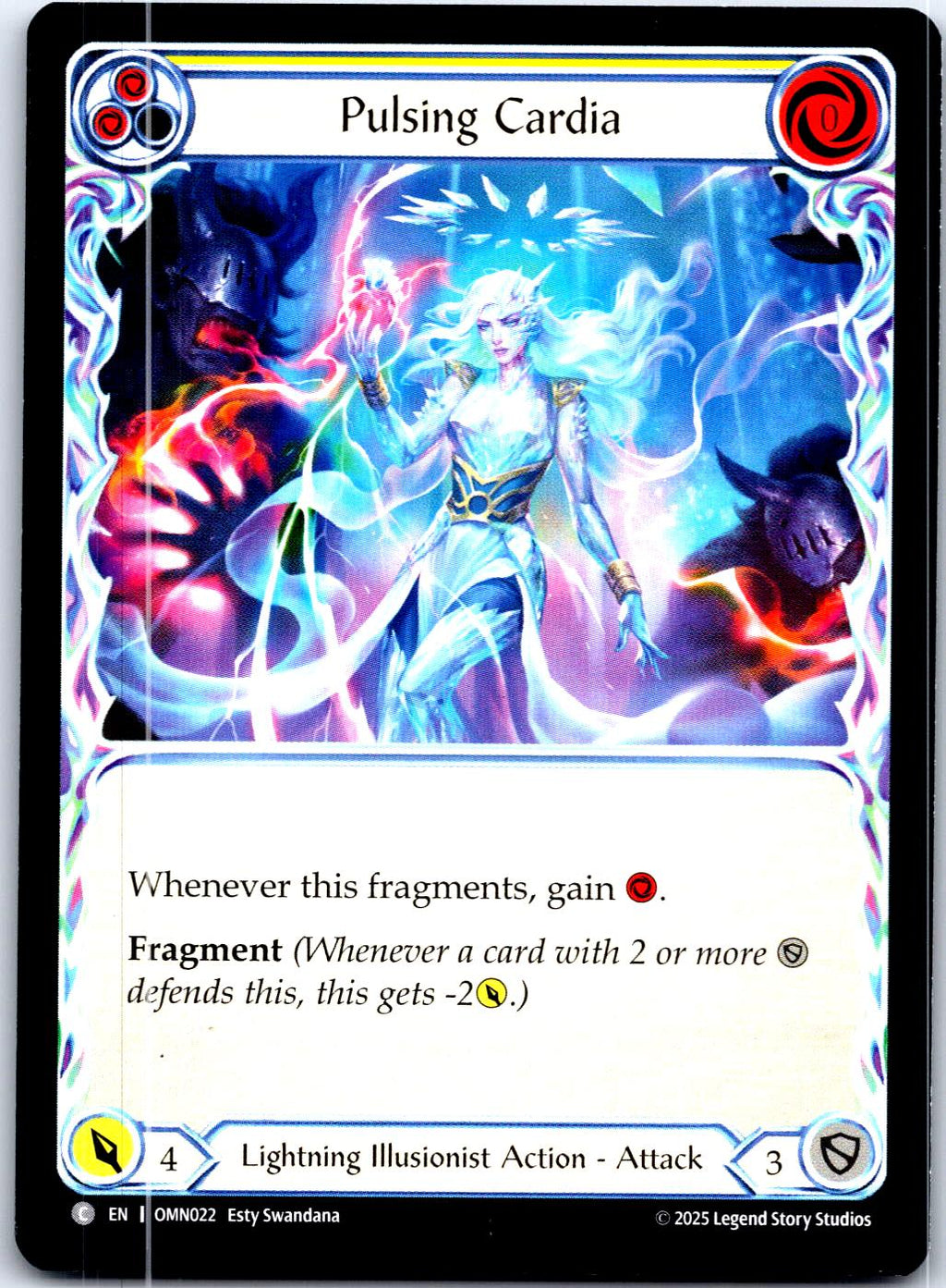 PULSING CARDIA (YELLOW) OMN022 C FLESH AND BLOOD MP