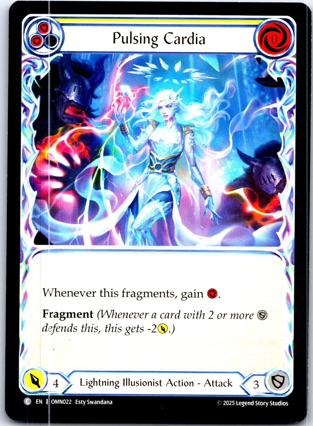 PULSING CARDIA (YELLOW) OMN022 C FLESH AND BLOOD MP