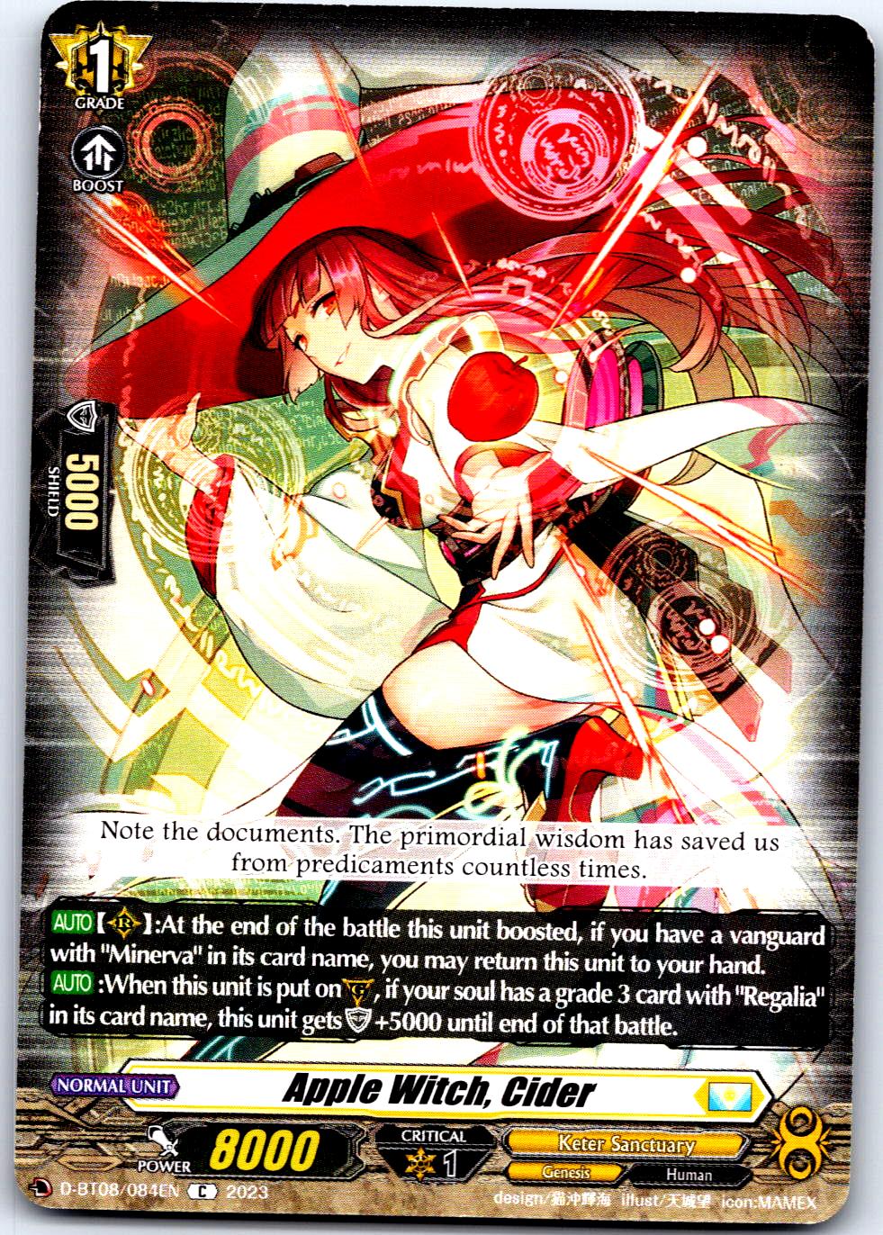 APPLE WITCH, CIDER D-BT08/084EN C CARDFIGHT!! VANGUARD MP