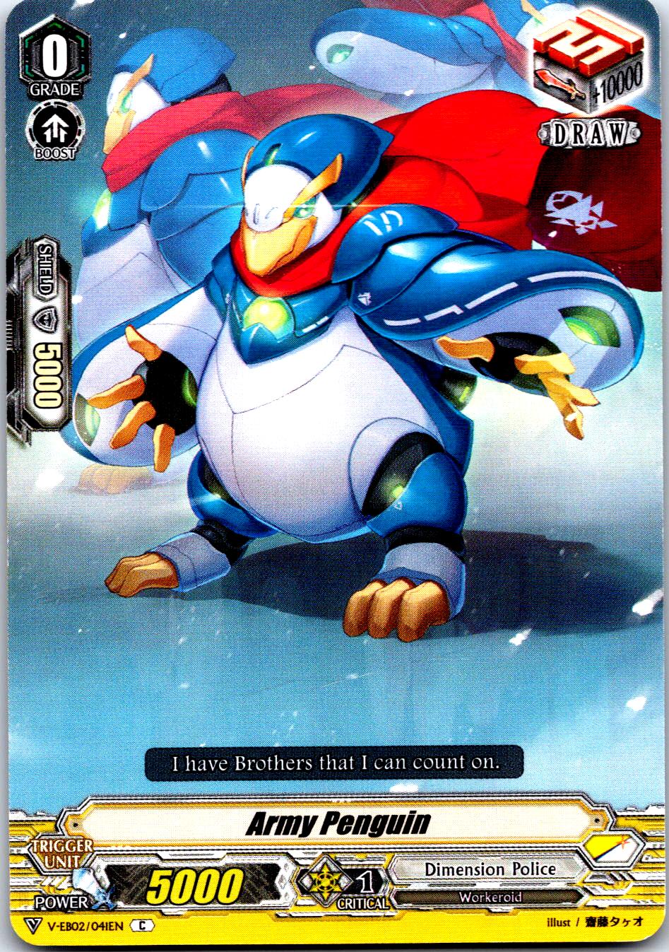 ARMY PENGUIN V-EB02/041EN C CARDFIGHT!! VANGUARD MP