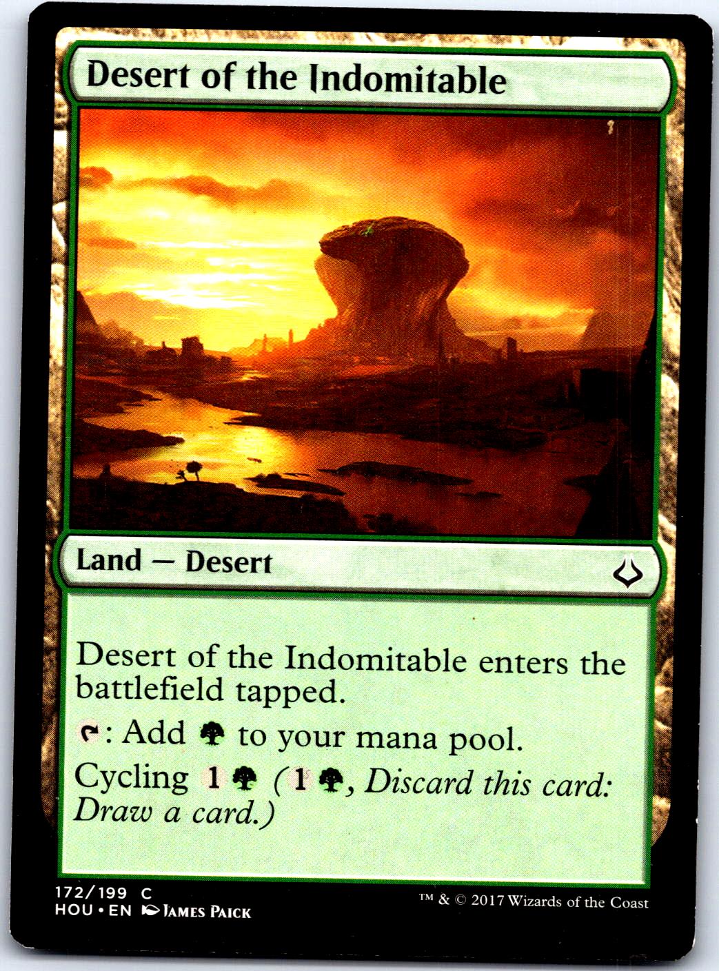 DESERT OF THE INDOMITABLE 172 C MAGIC: THE GATHERING MP