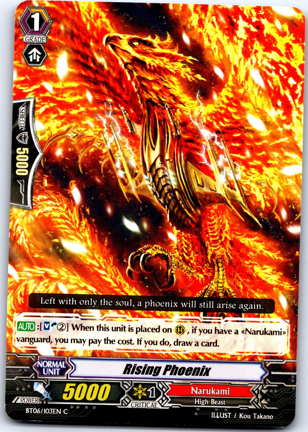 RISING PHOENIX BT06/103EN C CARDFIGHT!! VANGUARD MP