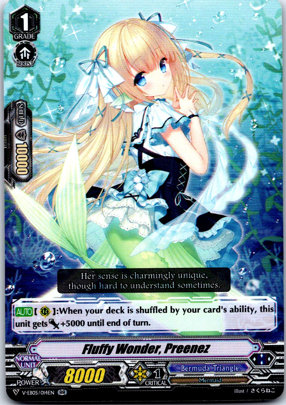 FLUFFY WONDER, PREENEZ V-EB05/014EN RR CARDFIGHT!! VANGUARD MP