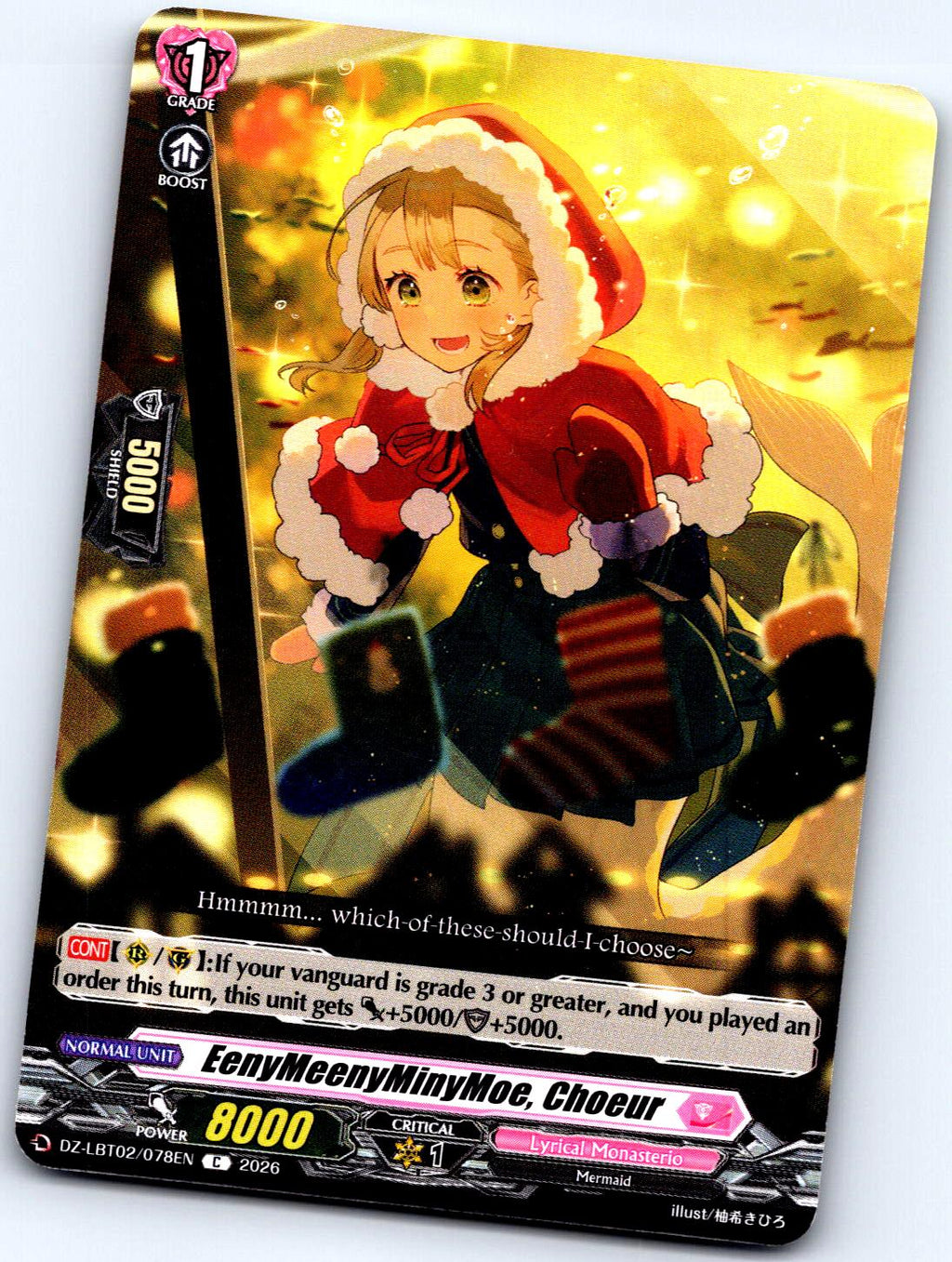 EENYMEENYMINYMOE, CHOEUR DZ-LBT02/078EN C CARDFIGHT!! VANGUARD MP