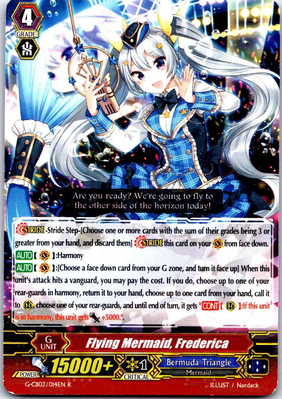 FLYING MERMAID, FREDERICA G-CB03/014EN R CARDFIGHT!! VANGUARD MP