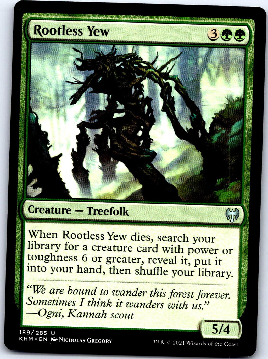ROOTLESS YEW 189 UC MAGIC: THE GATHERING MP