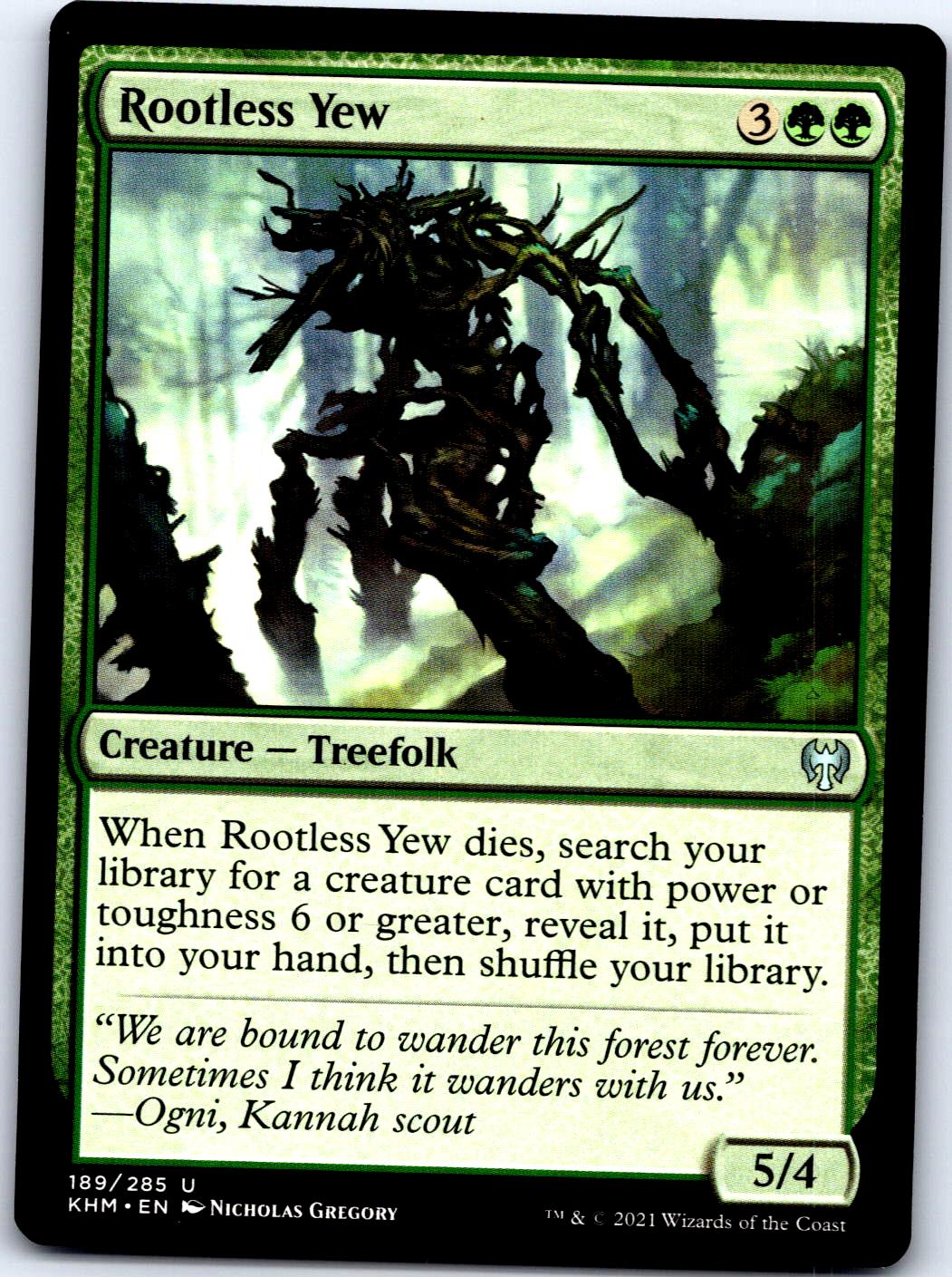 ROOTLESS YEW 189 UC MAGIC: THE GATHERING MP