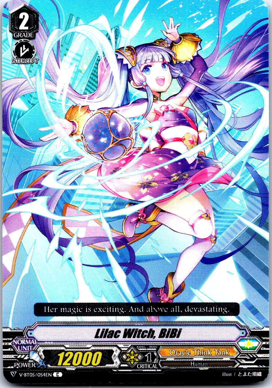 LILAC WITCH, BIBI V-BT05/054EN C CARDFIGHT!! VANGUARD MP