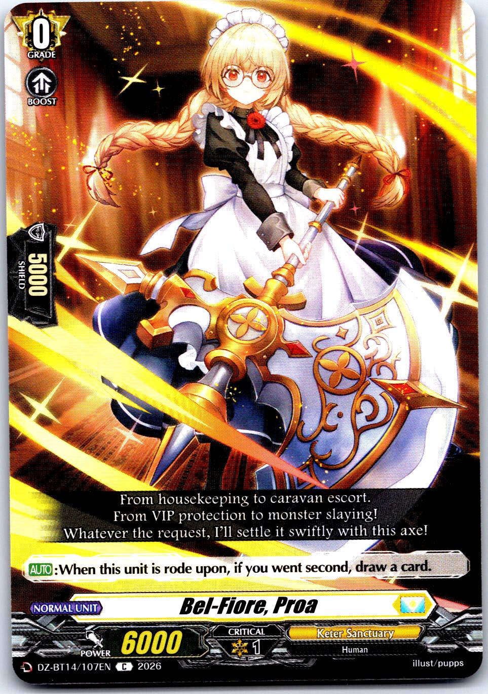BEL-FIORE, PROA DZ-BT14/107EN C CARDFIGHT!! VANGUARD MP