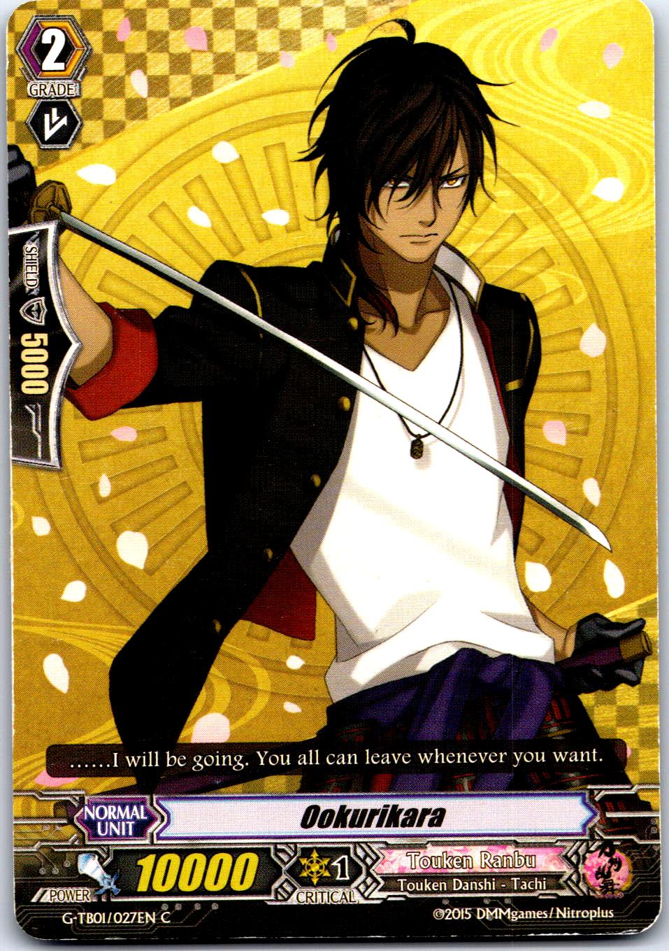 OOKURIKARA G-TB01/027EN C CARDFIGHT!! VANGUARD DMG
