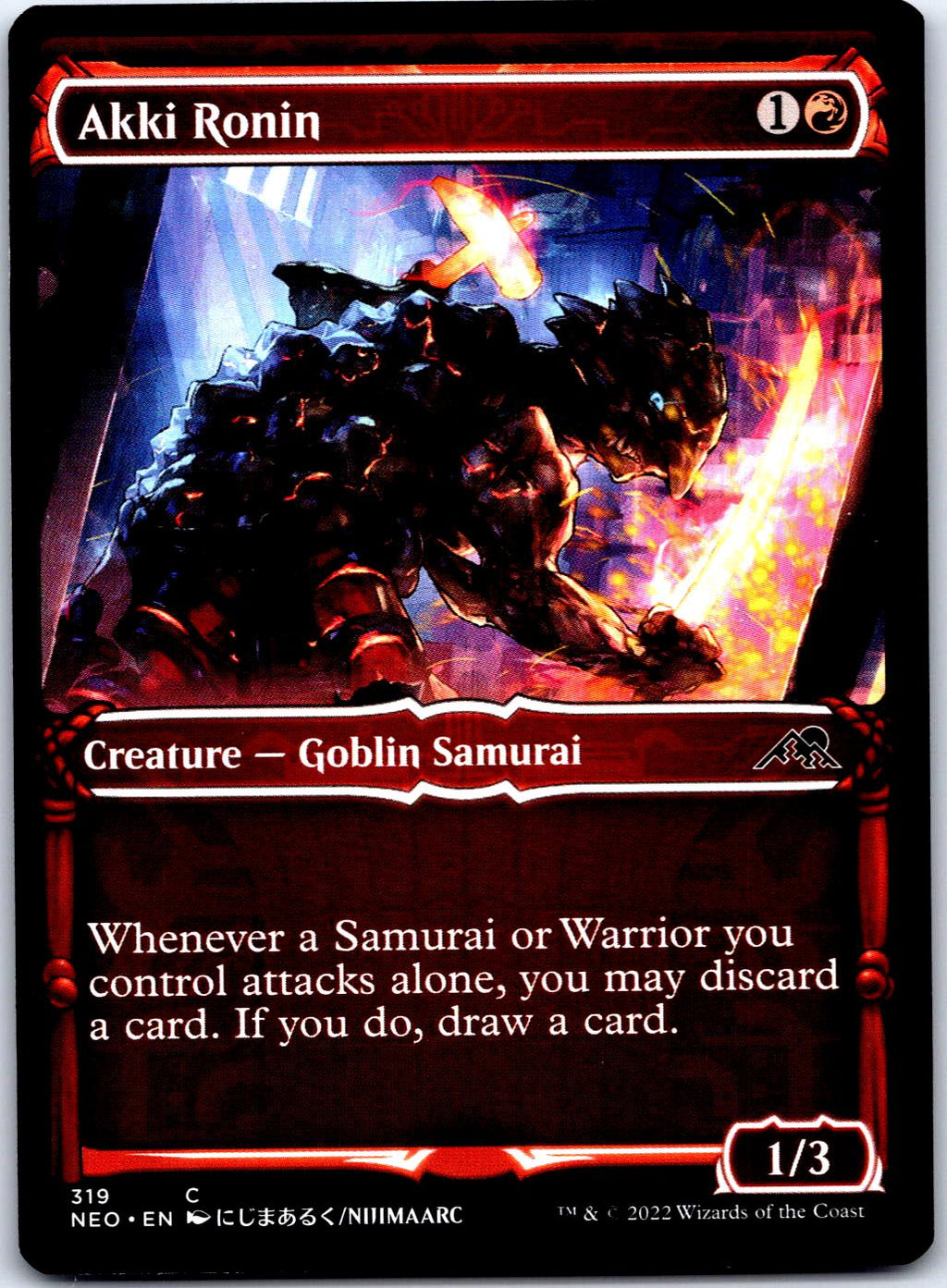 AKKI RONIN (SHOWCASE) 319 C MAGIC: THE GATHERING MP