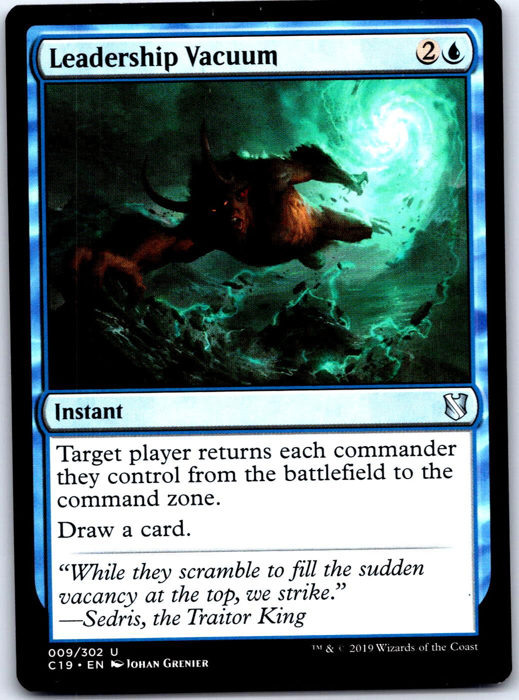 LEADERSHIP VACUUM 9 UC MAGIC: THE GATHERING MP